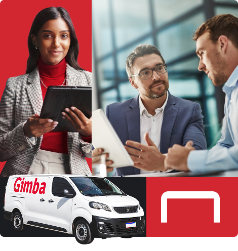 Ambiente corporativo - Staples e Gimba